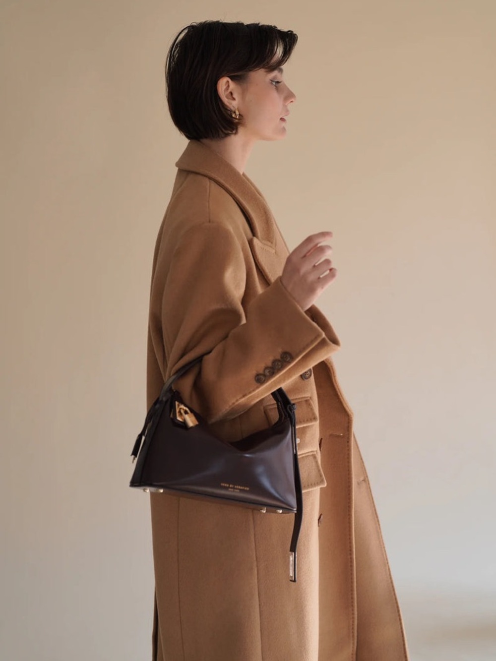 Verafied Gold Chocolate Hobo Bag - Picture 9 of 10